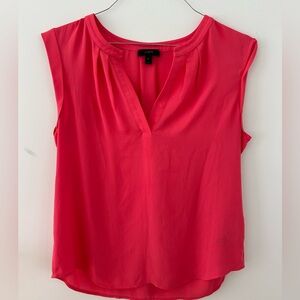 J Crew coral work blouse size 12